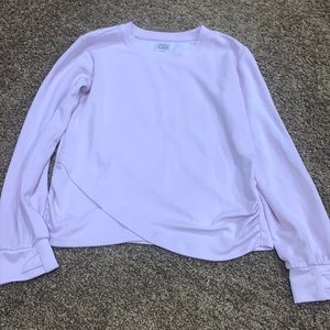 Light purple long sleeve Athleta Girl Lg 12
